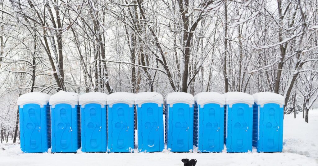 how to keep porta potty from freezing